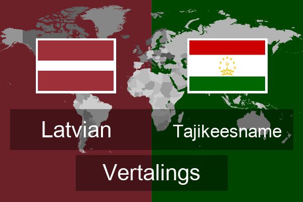  Tajikeesname Vertalings