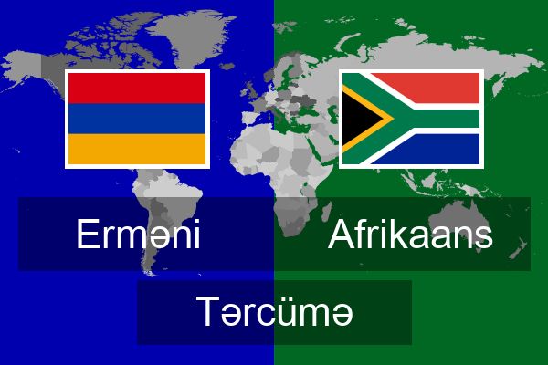  Afrikaans Tərcümə