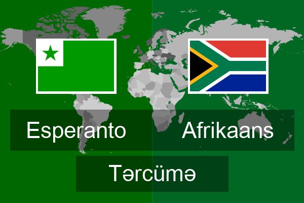  Afrikaans Tərcümə