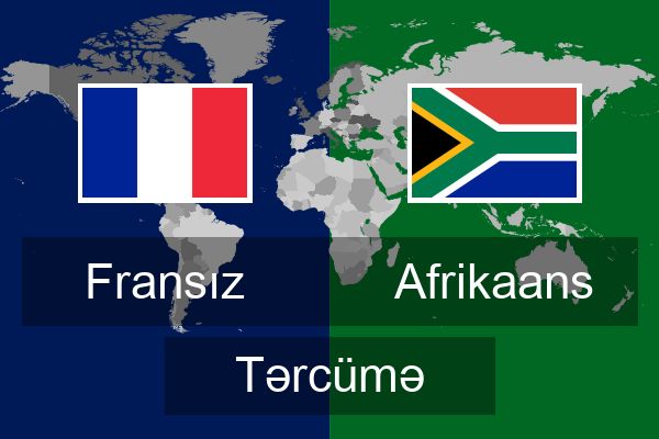  Afrikaans Tərcümə