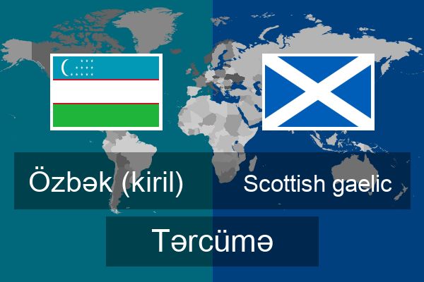  Scottish gaelic Tərcümə