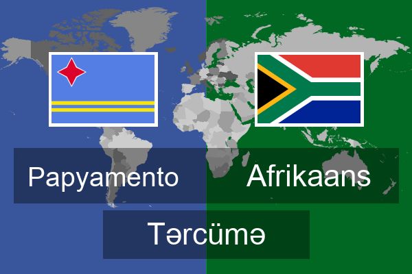  Afrikaans Tərcümə