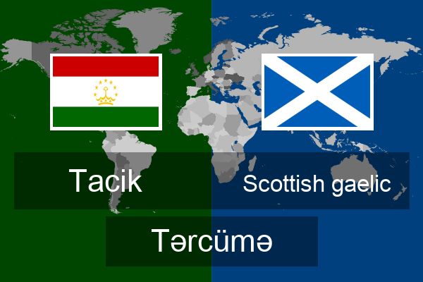  Scottish gaelic Tərcümə