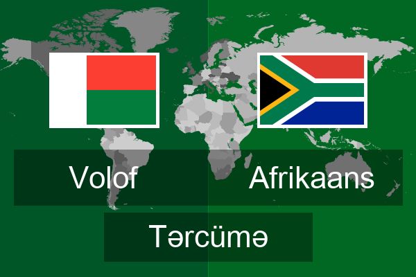  Afrikaans Tərcümə