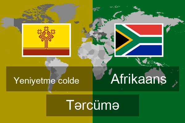  Afrikaans Tərcümə