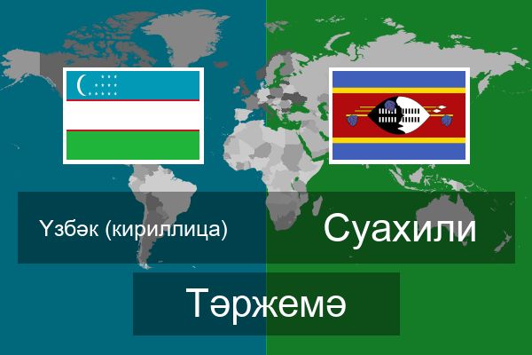  Суахили Тәржемә