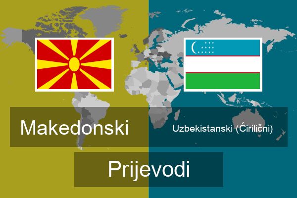  Uzbekistanski (Ćirilični) Prijevodi