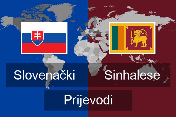  Sinhalese Prijevodi