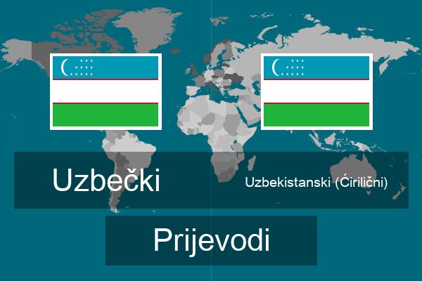  Uzbekistanski (Ćirilični) Prijevodi