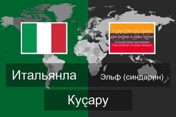  Эльф (синдарин) Куҫару