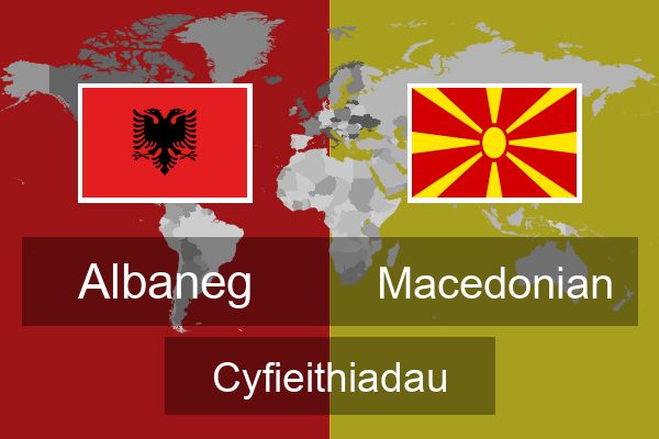  Macedonian Cyfieithiadau