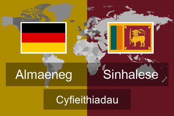  Sinhalese Cyfieithiadau