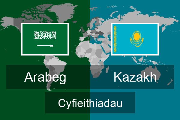  Kazakh Cyfieithiadau