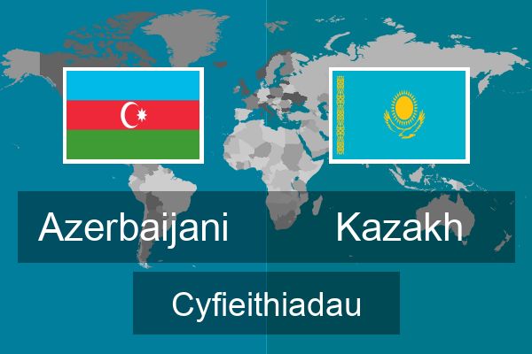  Kazakh Cyfieithiadau