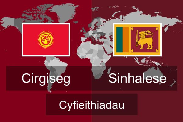  Sinhalese Cyfieithiadau