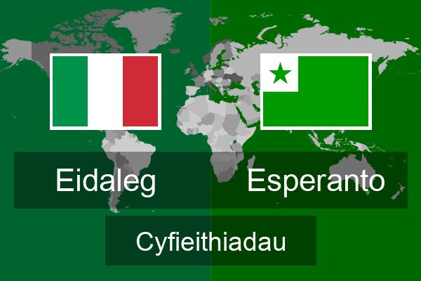  Esperanto Cyfieithiadau