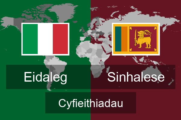  Sinhalese Cyfieithiadau