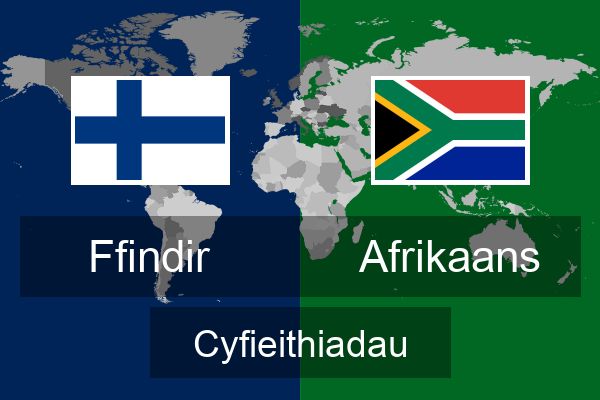  Afrikaans Cyfieithiadau