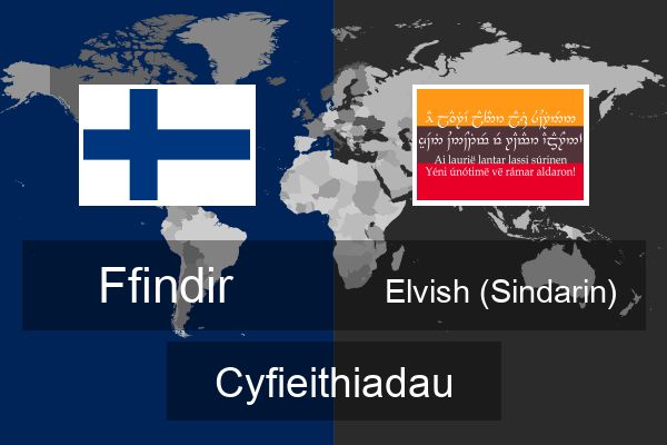  Elvish (Sindarin) Cyfieithiadau