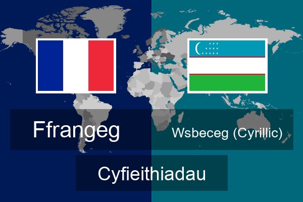  Wsbeceg (Cyrillic) Cyfieithiadau