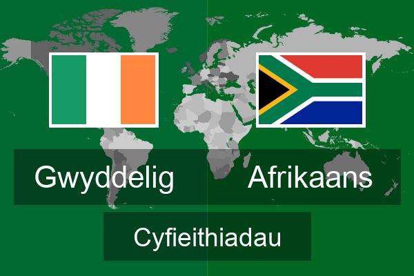  Afrikaans Cyfieithiadau