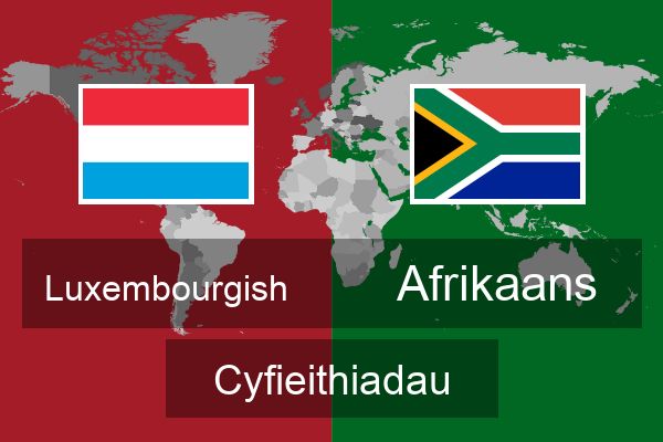  Afrikaans Cyfieithiadau