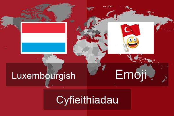  Emoji Cyfieithiadau