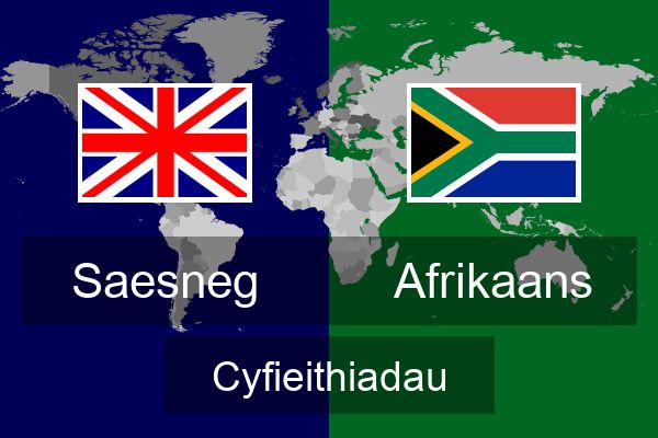  Afrikaans Cyfieithiadau