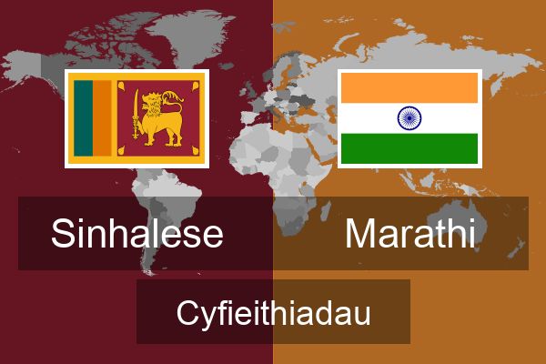  Marathi Cyfieithiadau