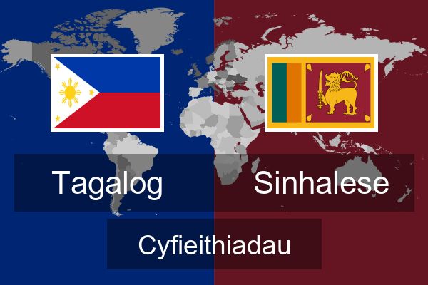  Sinhalese Cyfieithiadau