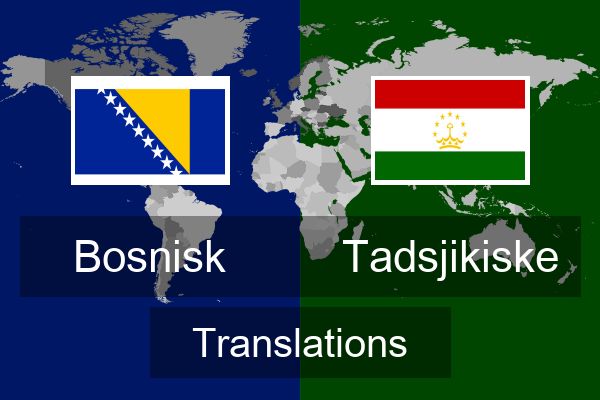  Tadsjikiske Translations