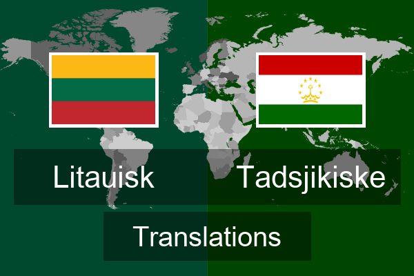  Tadsjikiske Translations