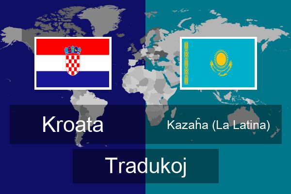  Kazaĥa (La Latina) Tradukoj