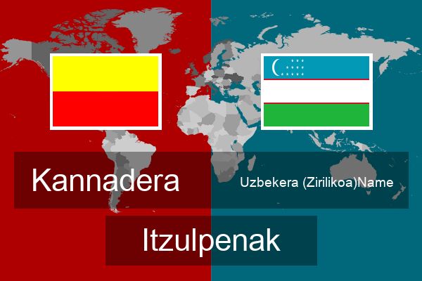  Uzbekera (Zirilikoa)Name Itzulpenak