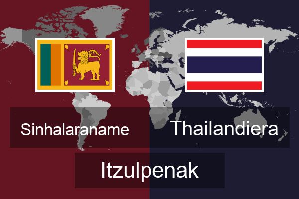  Thailandiera Itzulpenak