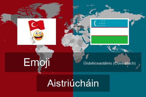  Úisbéiceastáinis (Coireallach) Aistriúcháin