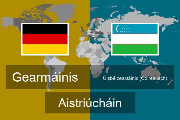  Úisbéiceastáinis (Coireallach) Aistriúcháin