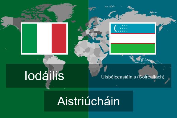  Úisbéiceastáinis (Coireallach) Aistriúcháin