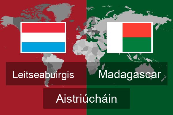  Madagascar Aistriúcháin