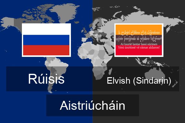  Elvish (Sindarin) Aistriúcháin