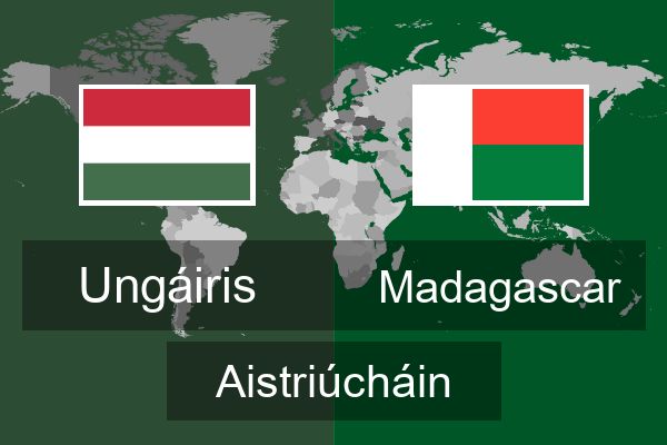  Madagascar Aistriúcháin