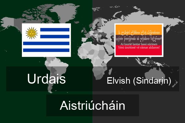  Elvish (Sindarin) Aistriúcháin