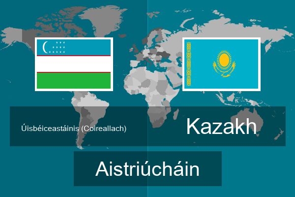  Kazakh Aistriúcháin