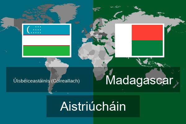  Madagascar Aistriúcháin