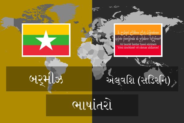  એલ્વિશ (સિંડેરિન) ભાષાંતરો