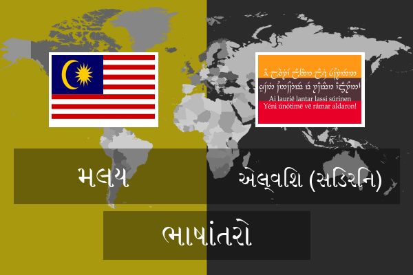  એલ્વિશ (સિંડેરિન) ભાષાંતરો