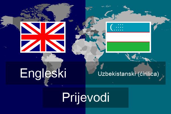  Uzbekistanski (ćirilica) Prijevodi