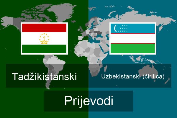  Uzbekistanski (ćirilica) Prijevodi