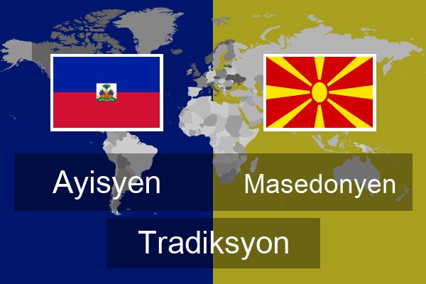  Masedonyen Tradiksyon