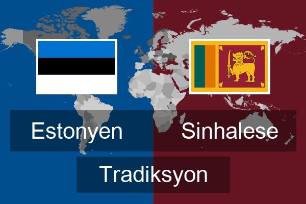  Sinhalese Tradiksyon